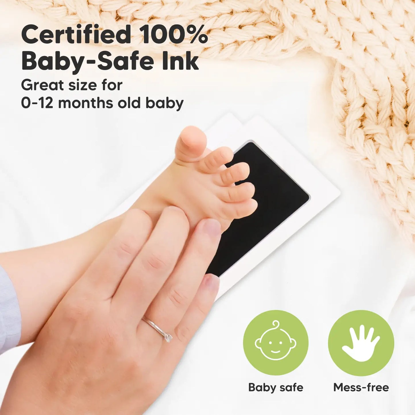 Hand & Footprint Inkless Ink Pads