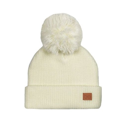 PomPom Toque - Ivory