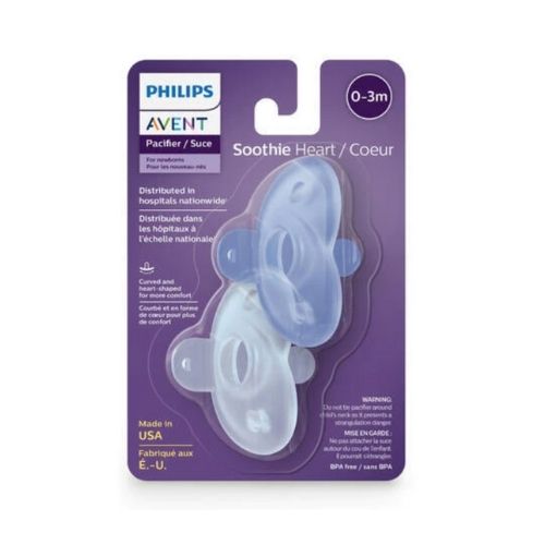Soothie Heart Pacifier - Blue