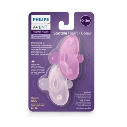 Soothie Heart Pacifier - Pink