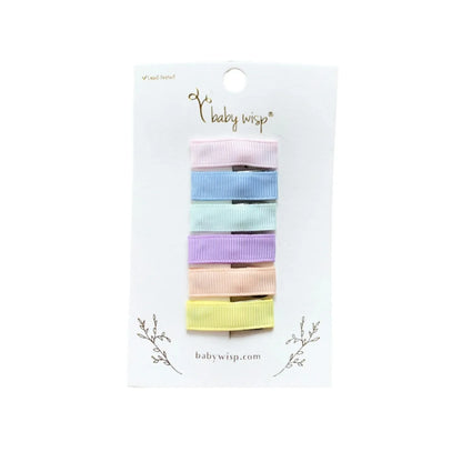 Small Snap Ribbon Clips - Spring