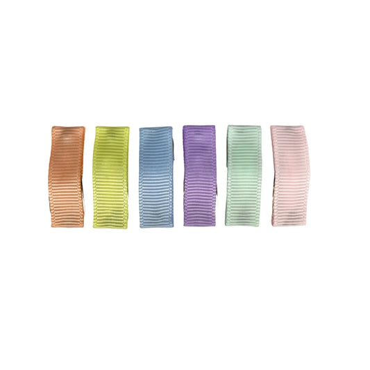 Small Snap Ribbon Clips - Spring