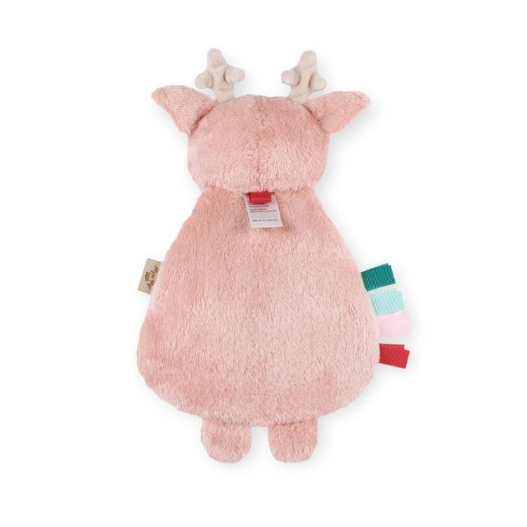 Itzy Lovey™ Pink Reindeer Plush + Teether Toy