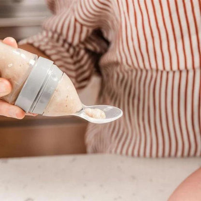 Silicone Baby Food Dispenser Spoon