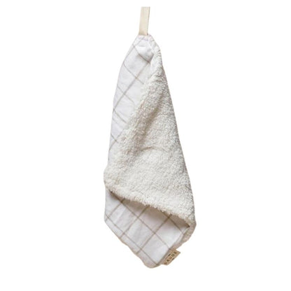 Sherpa Mini - Cream Checked Linen