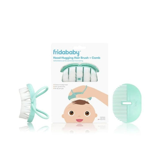 Baby Head-Hugging Hairbrush + Styling Comb Set