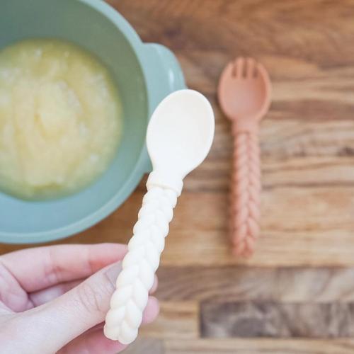 Sweetie Spoons™ Spoon + Fork Set - Pink